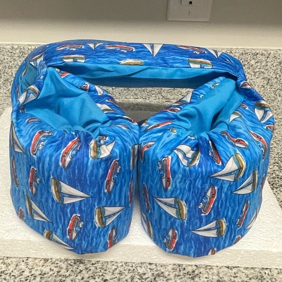 💚EUC Toddler Swim Vest W/Sleeves Puddle Jumper Fabric Kids Swim Vest W:Armbands - Picture 11 of 12